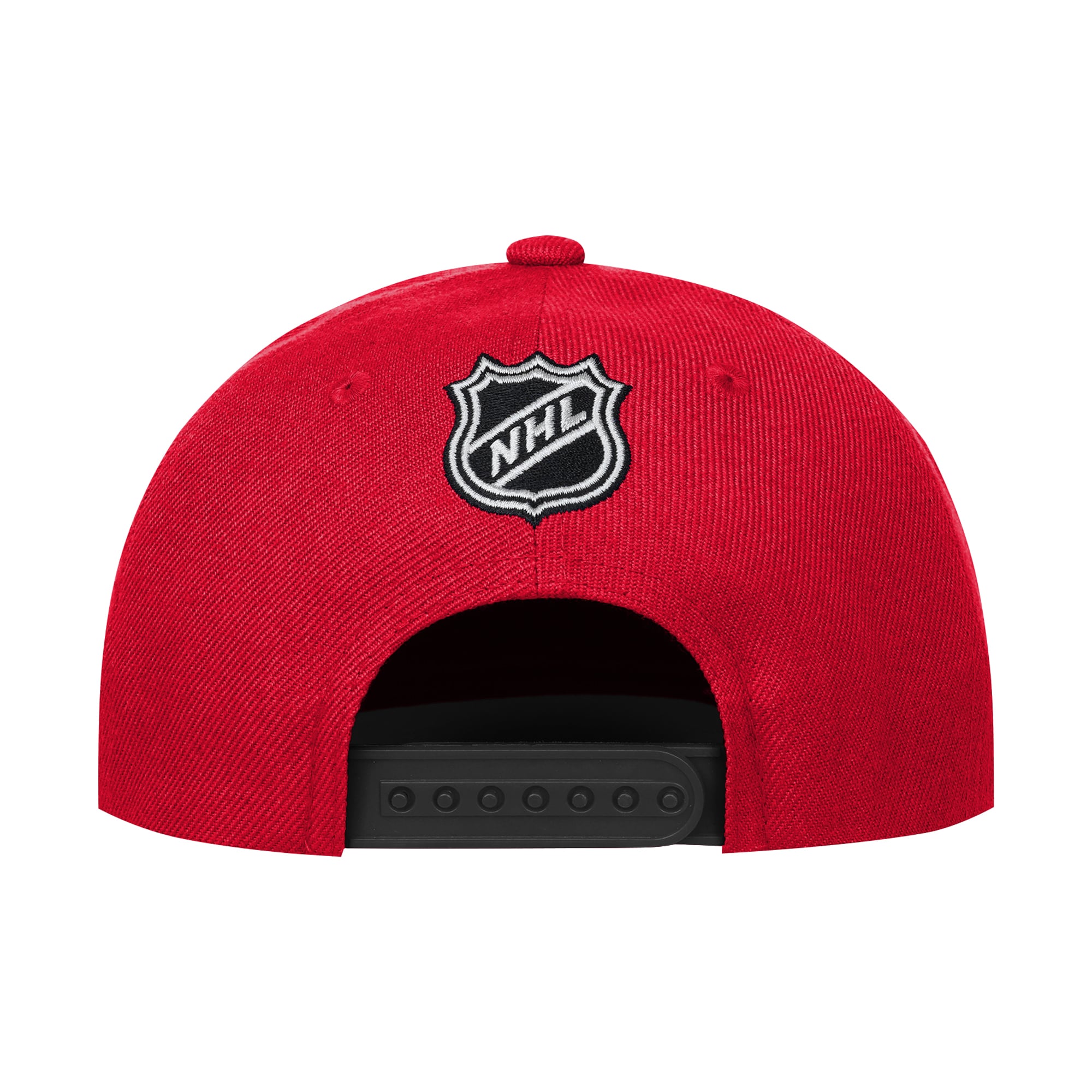 Casquette ajustable rouge et noire Chicago Blackhawks pour jeunes Outerstuff