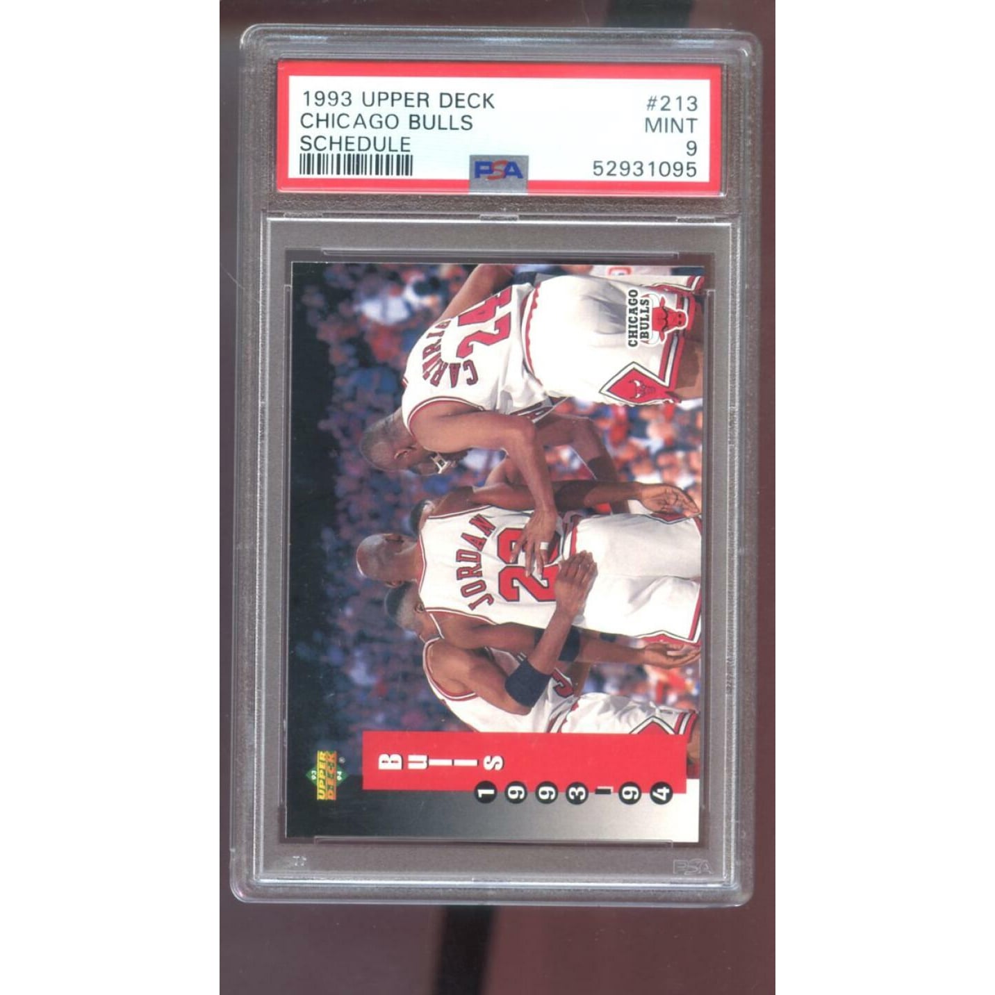 1993-94 Upper Deck #213 Michael Jordan PSA 9 Graded NBA Chicago 