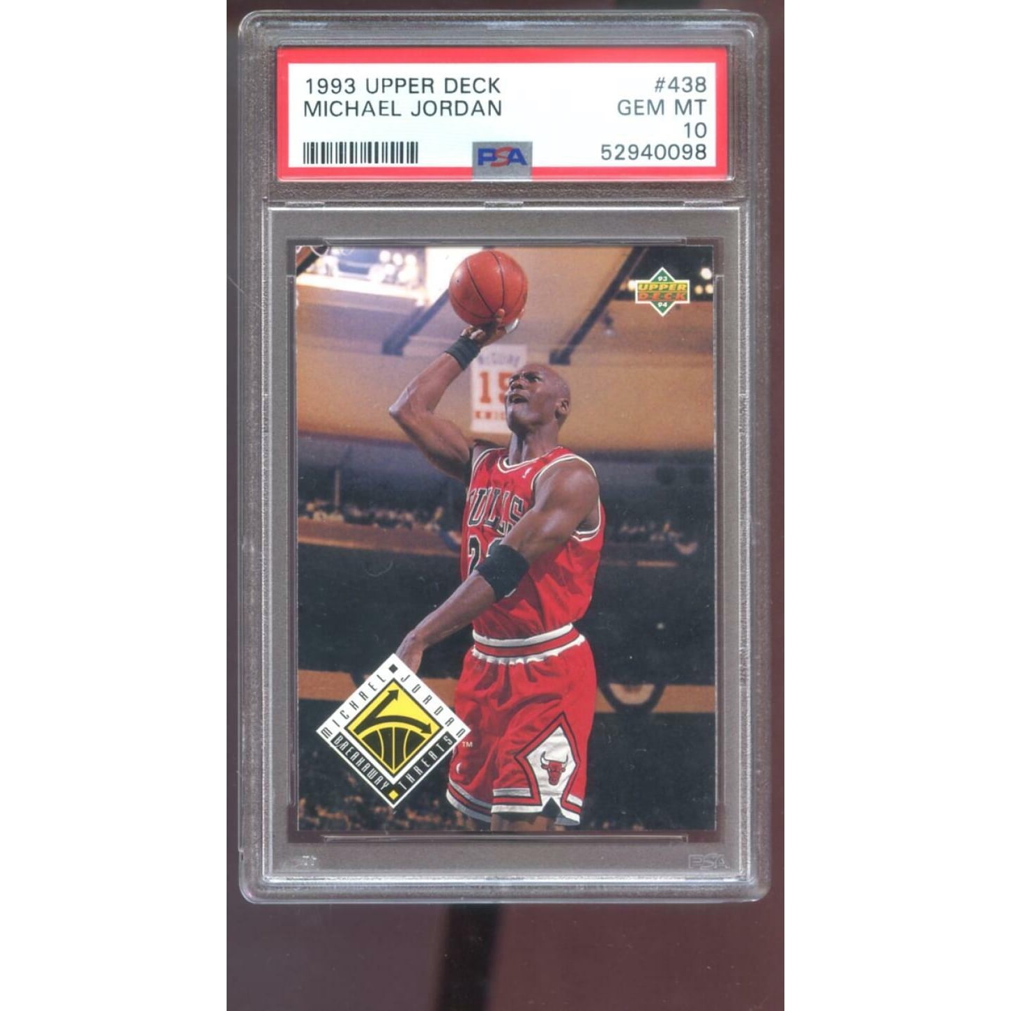 1993-94 Upper Deck #438 Michael Jordan PSA 10 Graded Card NBA 