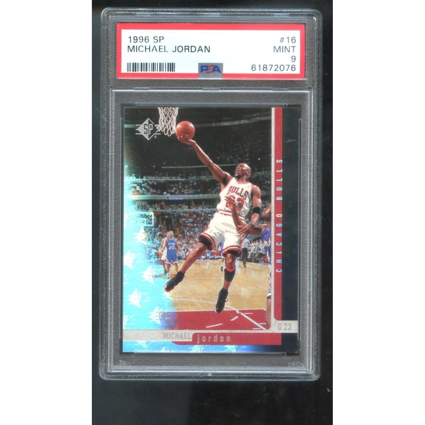 1996-97 Upper Deck SP #16 Michael Jordan PSA 9 Graded Basketball
