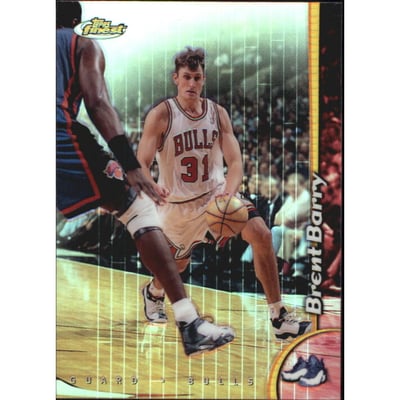 1998-99 Finest No Protectors Refractors #205 Brent Barry