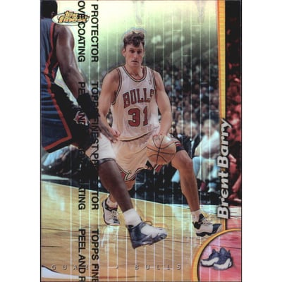 1998-99 Finest Refractors #205 Brent Barry