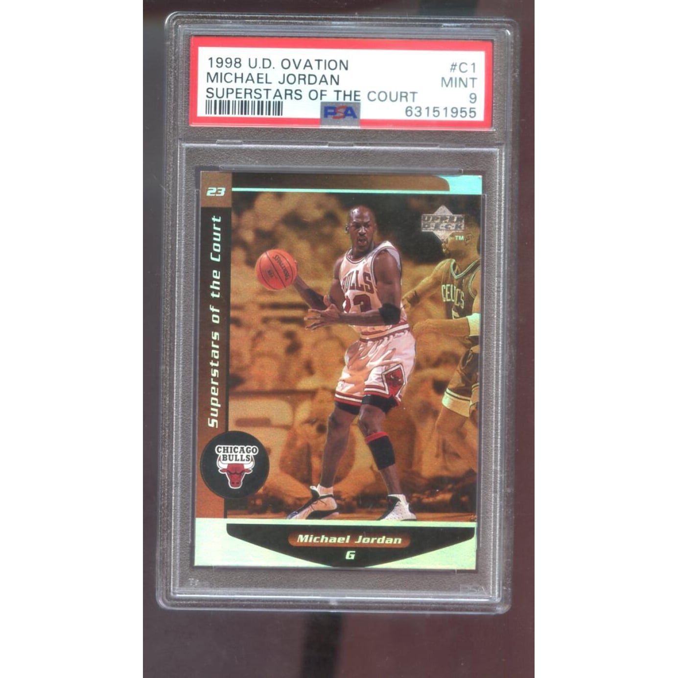 1998-99 Upper Deck Ovation Superstars of the Court #C1 Michael 