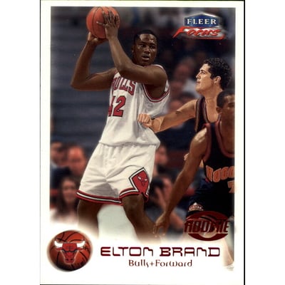 1999-00 Fleer Focus Masterpiece Mania #105 Elton Brand