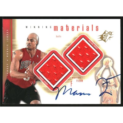 2000-01 SPx Winning Materials #MFA1 Marcus Fizer AU