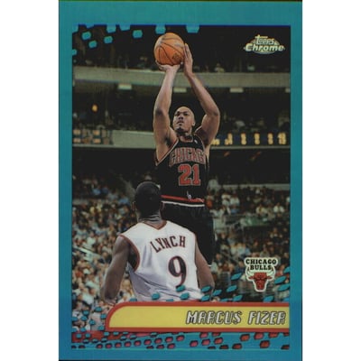 2001-02 Topps Chrome Refractors #28 Marcus Fizer