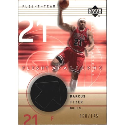 2001-02 Upper Deck Flight Team Flight Patterns Gold #MF Marcus Fizer