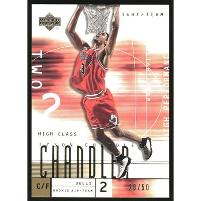 2001-02 Upper Deck Flight Team Gold #130 Tyson Chandler