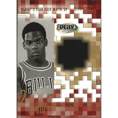 2001-02 Upper Deck Playmakers PC Warm Up Gold #ECGW Eddy Curry