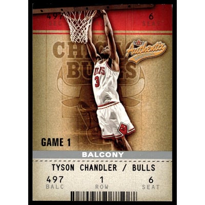 2002-03 Fleer Authentix Balcony #49 Tyson Chandler