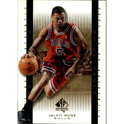 2002-03 SP Authentic Limited #124 Jalen Rose SPEC