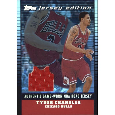 2002-03 Topps Jersey Edition Black #JETC Tyson Chandler R