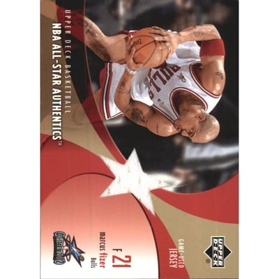 2002-03 Upper Deck All-Star Authentics Jerseys #MFAJ Marcus Fizer SP