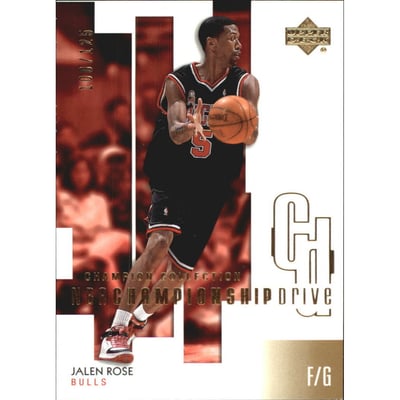 2002-03 Upper Deck Championship Drive Parallel #9 Jalen Rose