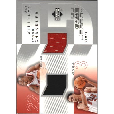 2002-03 Upper Deck UD Game Jerseys Combos 2 #JWTC Jay Williams/Tyson Chandler