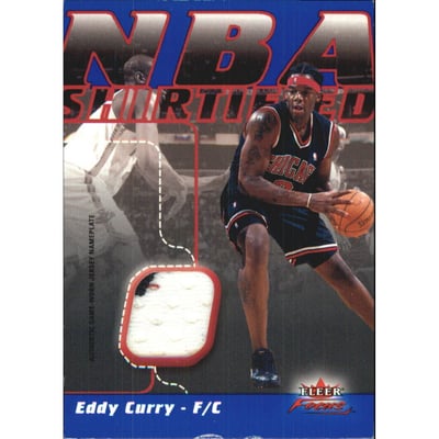 2003-04 Fleer Focus NBA Shirtified Jerseys Nameplates #NSEC Eddy Curry