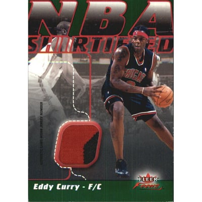 2003-04 Fleer Focus NBA Shirtified Jerseys Numbered #NSEC Eddy Curry