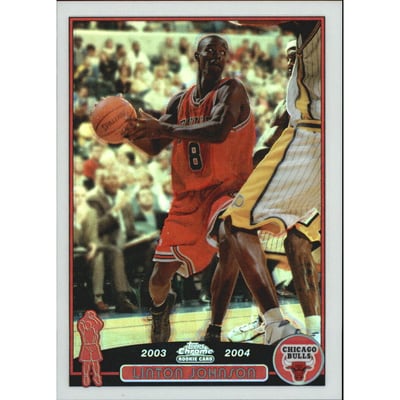 2003-04 Topps Chrome Refractors #161 Linton Johnson