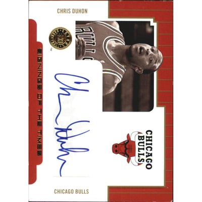 2004-05 E-XL Signings of the Times #CD Chris Duhon