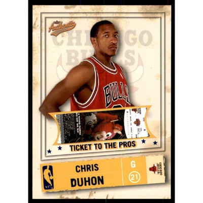 2004-05 Fleer Authentix Parallel 50 #103 Chris Duhon
