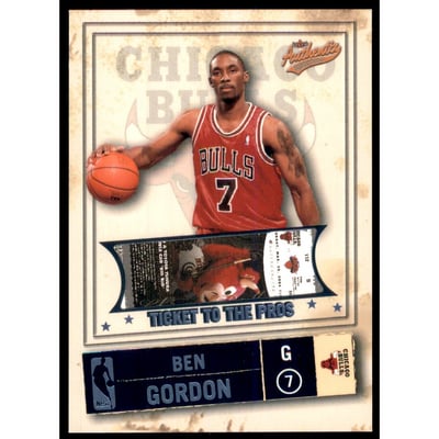 2004-05 Fleer Authentix Parallel 75 #127 Ben Gordon