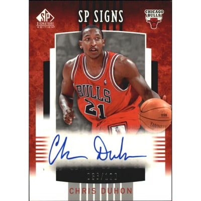 2004-05 SP Signature Edition SP Signs #CD Chris Duhon/100