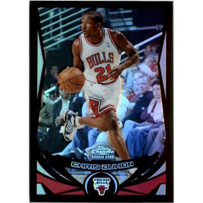 2004-05 Topps Chrome Refractors Black #197 Chris Duhon