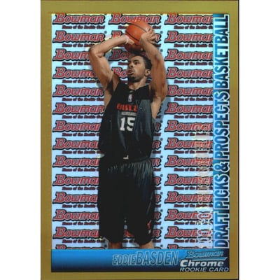 2005-06 Bowman Chrome Refractors Gold #141 Eddie Basden