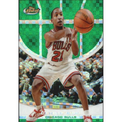 2005-06 Finest X-Fractors Green #77 Chris Duhon