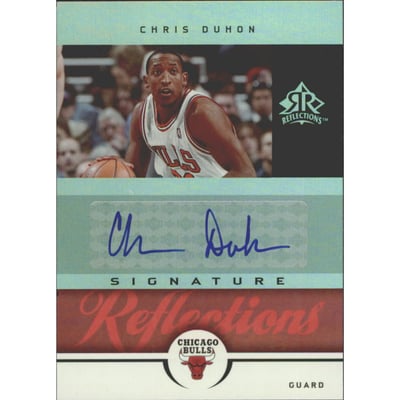 2005-06 Reflections Signatures Red #CD Chris Duhon/100
