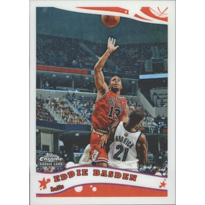 2005-06 Topps Chrome Refractors #203 Eddie Basden