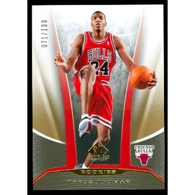 2006-07 SP Game Used Gold #204 Tyrus Thomas