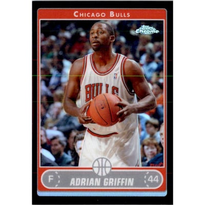 2006-07 Topps Chrome Refractors Black #123 Adrian Griffin