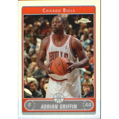 2006-07 Topps Chrome Refractors #123 Adrian Griffin