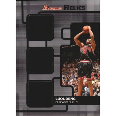 2007-08 Bowman Relics Triple #LD Luol Deng