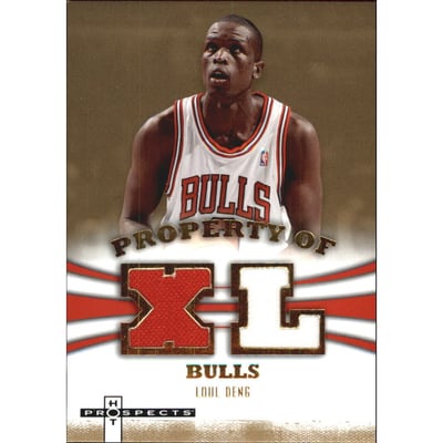 2007-08 Fleer Hot Prospects Property of #LD Luol Deng