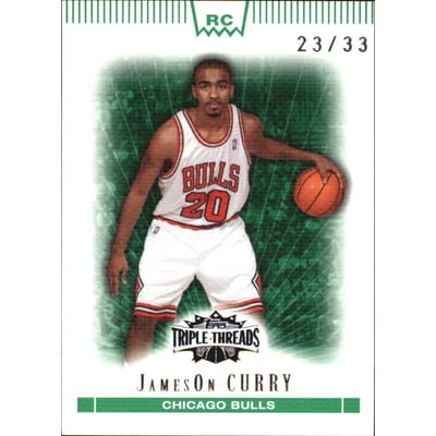 2007-08 Topps Triple Threads Emerald #119 JamesOn Curry