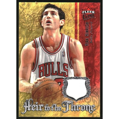 2007-08 Ultra SE Heir to the Throne Jersey #HTKH Kirk Hinrich