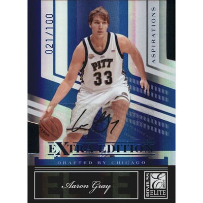 2007 Donruss Elite Extra Edition Signature Aspirations #57 Aaron Gray/100