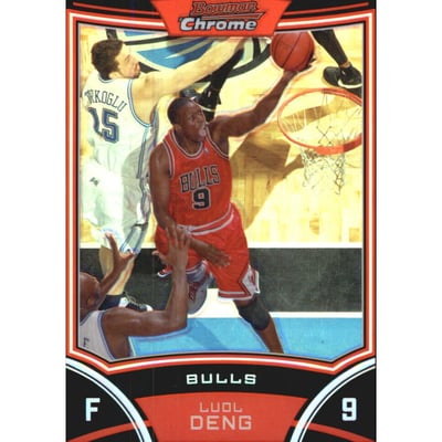 2008-09 Bowman Chrome Refractors Blue #66 Luol Deng