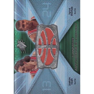 2008-09 SPx Winning Materials Combos #WMCTN Joakim Noah/Tyrus Thomas