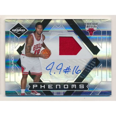 2009-10 Limited #164 James Johnson JSY AU RC