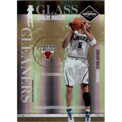 2010-11 Limited Glass Cleaners Gold Spotlight #4 Carlos Boozer