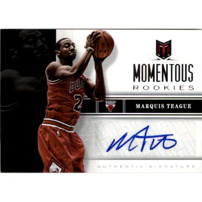 2012-13 Momentum Momentous Rookies Autographs #49 Marquis Teague