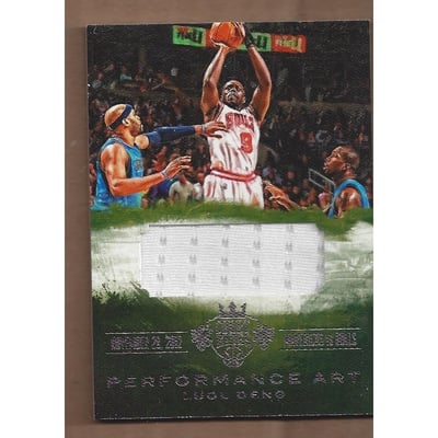 2013-14 Court Kings Performance Art Memorabilia #36 Luol Deng /150