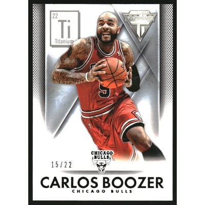 2013-14 Panini Titanium Titanum 22 #71 Carlos Boozer