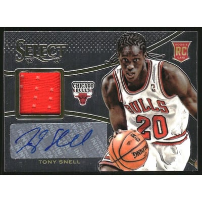 2013-14 Select Rookie Jersey Autographs #21 Tony Snell