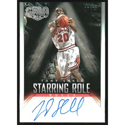 2014-15 Panini Gala Starring Role Signatures #22 Tony Snell/60