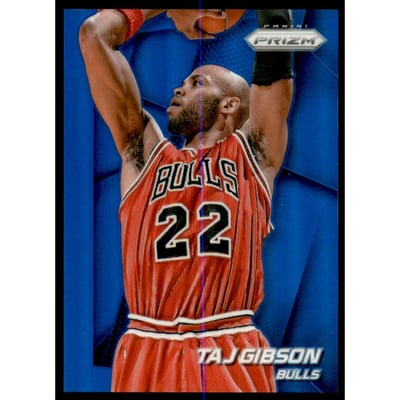 2014-15 Panini Prizm Prizms Blue #132 Taj Gibson