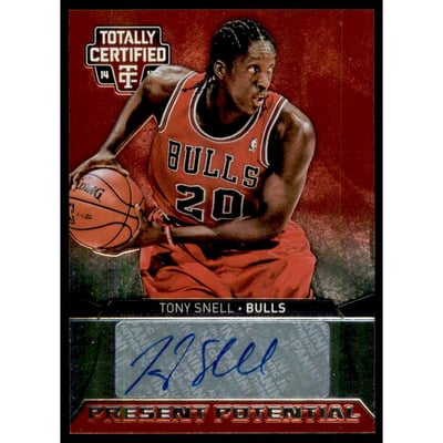 2014-15 Totally Certified Present Potential Signatures #PPSTS Tony Snell